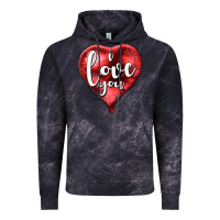 Cloud Black I love you heart balloon Valentine's Day Vintage Hoodie - HowdyJamesFarm