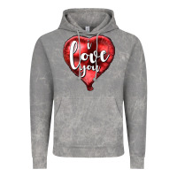 Cloud Rock I love you heart balloon Valentine's Day Vintage Hoodie - HowdyJamesFarm