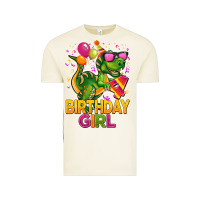 Vintage Arctic 4th birthday girl t rex pink Vintage Tee - CowGirlArtShop