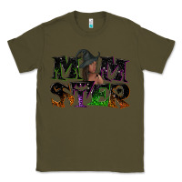 Army Green Momster with witch Classic Tee - NancyCooperArtShop