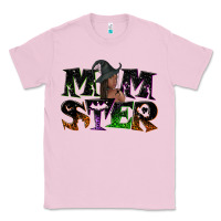 Bubblegum Pink Momster with witch Classic Tee - NancyCooperArtShop