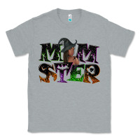 Heather Grey Momster with witch Classic Tee - NancyCooperArtShop