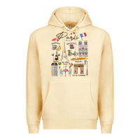 Pina Colada paris bonjour eiffel tower paris lover paris traveling vacay Premium Hoodie - trangStudio