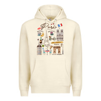 Sandshell paris bonjour eiffel tower paris lover paris traveling vacay Premium Hoodie - trangStudio