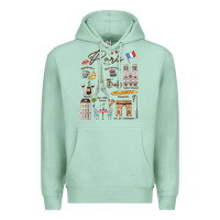 Seafoam paris bonjour eiffel tower paris lover paris traveling vacay Premium Hoodie - trangStudio