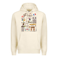 Tofu paris bonjour eiffel tower paris lover paris traveling vacay Premium Hoodie - trangStudio