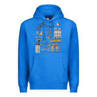 True Royal paris bonjour eiffel tower paris lover paris traveling vacay Premium Hoodie - trangStudio