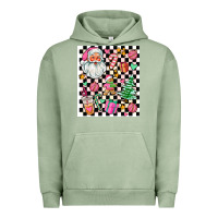 Pigment Oil Green pink christmas elementary Urban Hoodie - AdoDesignShop
