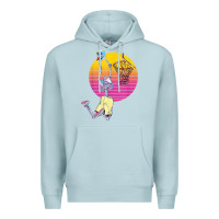 Blue Mist basketball player halloween pumpkin skeletons kids boys Premium Hoodie - trangStudio