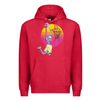 Cardinal basketball player halloween pumpkin skeletons kids boys Premium Hoodie - trangStudio