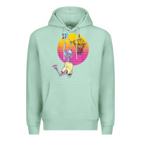 Seafoam basketball player halloween pumpkin skeletons kids boys Premium Hoodie - trangStudio