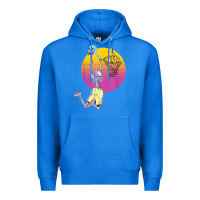 True Royal basketball player halloween pumpkin skeletons kids boys Premium Hoodie - trangStudio