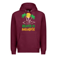Burgundy Death in Paradise - gift idea Premium Hoodie - trangStudio