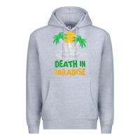 Heather Grey Death in Paradise - gift idea Premium Hoodie - trangStudio