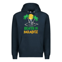 Navy Death in Paradise - gift idea Premium Hoodie - trangStudio
