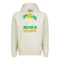 Oatmeal Heather Death in Paradise - gift idea Premium Hoodie - trangStudio