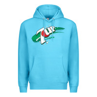 Ocean Blue best '7up's drink soda Premium Hoodie - DesignPulse