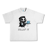 Lunar Rock killin' it shirt funny grim reaper halloween sarcasm Urban Heavy Tee - trangStudio