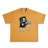 Peanut Butter killin' it shirt funny grim reaper halloween sarcasm Urban Heavy Tee - trangStudio