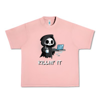 Salmon killin' it shirt funny grim reaper halloween sarcasm Urban Heavy Tee - trangStudio
