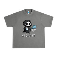 Tornado killin' it shirt funny grim reaper halloween sarcasm Urban Heavy Tee - trangStudio