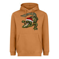 Meerkat Christmas alligator Heavyweight Hoodie - BarkalooDesign