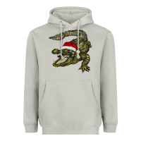 Moon Dust Christmas alligator Heavyweight Hoodie - BarkalooDesign