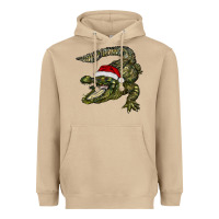Christmas Alligator Heavyweight Hoodie | Teevron