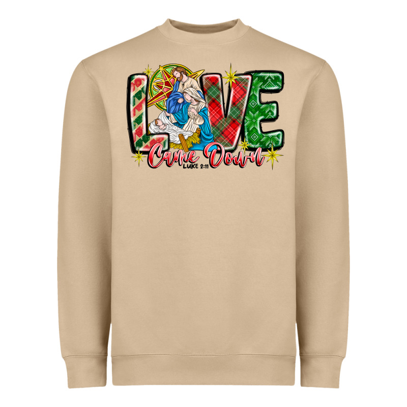 Love Came Down Heavyweight Sweatshirt by CowhideDigitalArt | Teevron