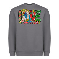 Storm Love Came Down Heavyweight Sweatshirt - CowhideDigitalArt
