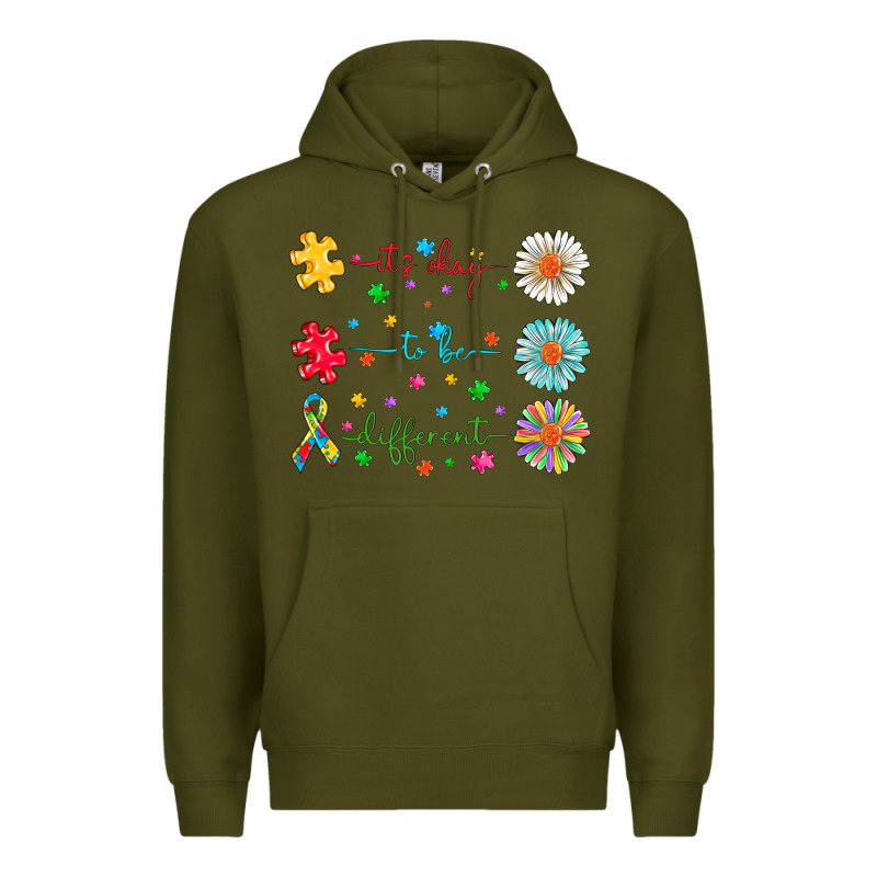 It's Okay To Be Different Premium Hoodie by CowhideDigitalArt | Teevron