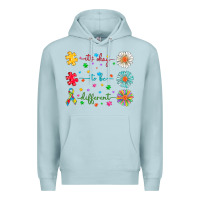 Blue Mist It's Okay To Be Different Premium Hoodie - CowhideDigitalArt
