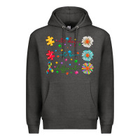 Charcoal Heather It's Okay To Be Different Premium Hoodie - CowhideDigitalArt
