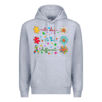 Heather Grey It's Okay To Be Different Premium Hoodie - CowhideDigitalArt