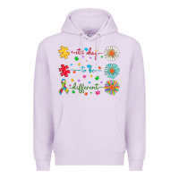 Lilac It's Okay To Be Different Premium Hoodie - CowhideDigitalArt