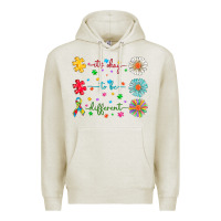 Oatmeal Heather It's Okay To Be Different Premium Hoodie - CowhideDigitalArt