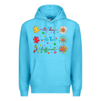 Ocean Blue It's Okay To Be Different Premium Hoodie - CowhideDigitalArt