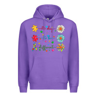 Purple It's Okay To Be Different Premium Hoodie - CowhideDigitalArt