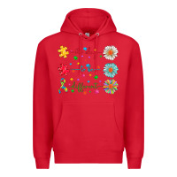 Red It's Okay To Be Different Premium Hoodie - CowhideDigitalArt