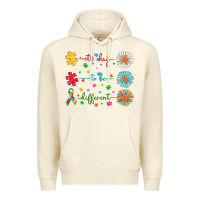 Sandshell It's Okay To Be Different Premium Hoodie - CowhideDigitalArt