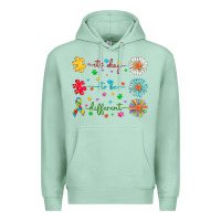 Seafoam It's Okay To Be Different Premium Hoodie - CowhideDigitalArt