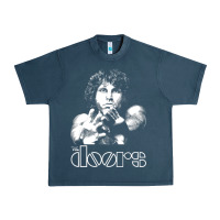 Midnight Navy Jim Morrison Urban Heavy Tee - trangStudio