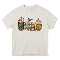 Cream bull skull western coffee cups Heavy Core Tee - Jasminsmagicworld