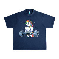 Navy Unicorn Weightlifting T Fitness Gym Deadlift Rainbow Gifts Party Men W Urban Heavy Tee - trangStudio