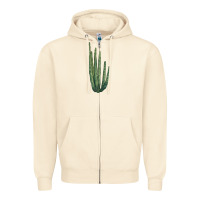 Sandshell organ pipe cactus Zipper Hoodie - LillyAllenDesigns