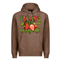 Chestnut feeling berry cute strawberry Premium Hoodie - Jasminsmagicworld