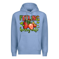 Colony Blue feeling berry cute strawberry Premium Hoodie - Jasminsmagicworld