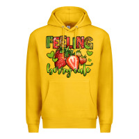 Lemon feeling berry cute strawberry Premium Hoodie - Jasminsmagicworld