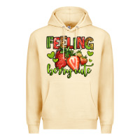 Pina Colada feeling berry cute strawberry Premium Hoodie - Jasminsmagicworld
