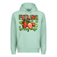Seafoam feeling berry cute strawberry Premium Hoodie - Jasminsmagicworld